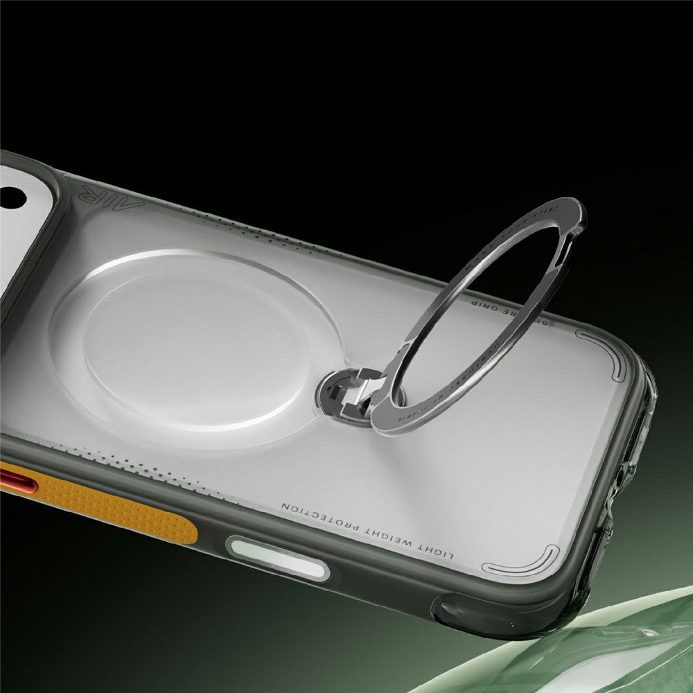 MagSafe ovitek za Apple iPhone 18 Pro / 17 Pro, Torras, Ostand Q3 Air Football, Siva