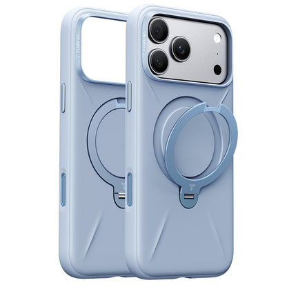 MagSafe ovitek za Apple iPhone 18 Pro / 17 Pro, Torras, QPRO silikon, modra