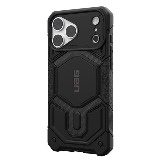 Ovitek MagSafe za Apple iPhone 18 Pro / 17 Pro, Urban Armor Gear, Monarch Pro Carbon, Črn