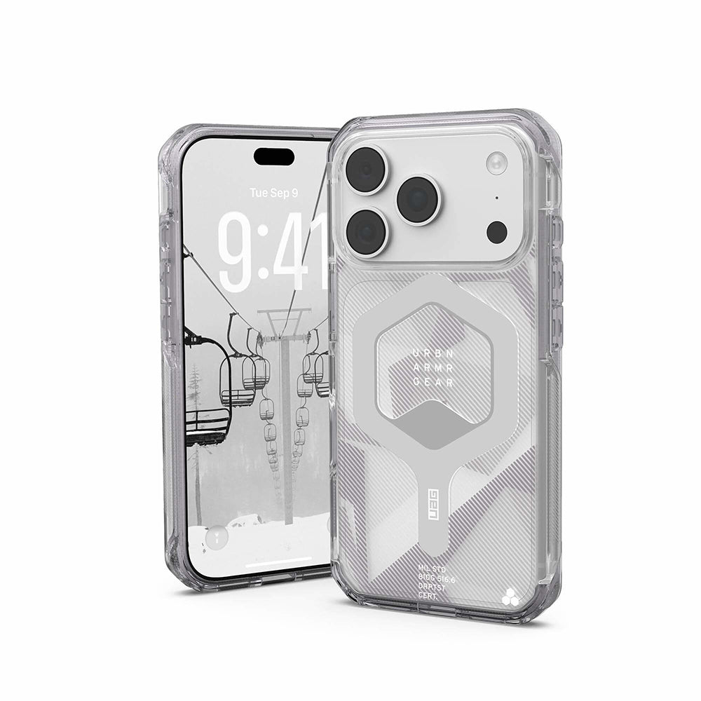 MagSafe ovitek za Apple iPhone 18 Pro / 17 Pro, Urban Armor Gear, Plyo, Srebrn