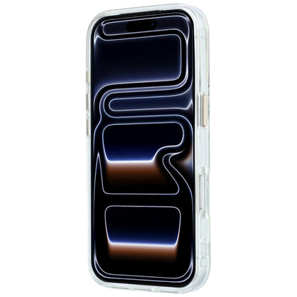 Ovitek MagSafe za Apple iPhone 18 Pro, Guess, Ring Stand Script Metal Logo, Prozoren