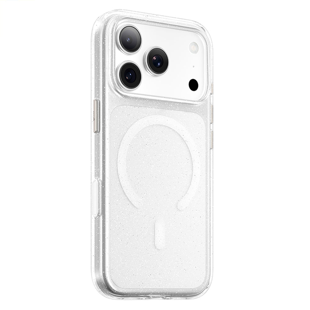 Ovitek MagSafe za Apple iPhone 18 Pro Max / 17 Pro Max, Blueo, Crystal Pro Anti-Drop Glitter, prozoren