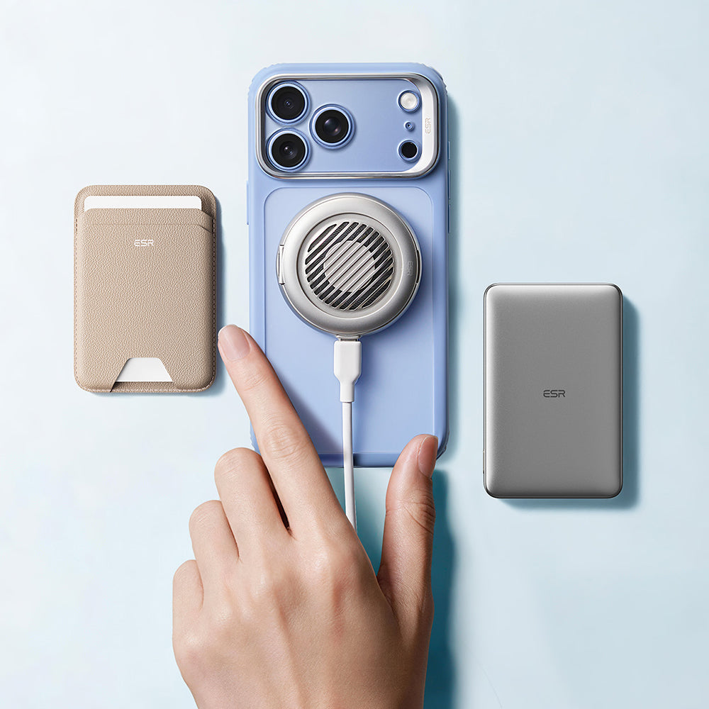 MagSafe ovitek za Apple iPhone 18 Pro Max / 17 Pro Max, ESR, Classic Hybrid Kickstand, Modro satiniran