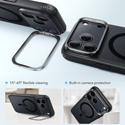 MagSafe ovitek za Apple iPhone 18 Pro Max / 17 Pro Max, ESR, Classic Hybrid Kickstand, Črna satenasta