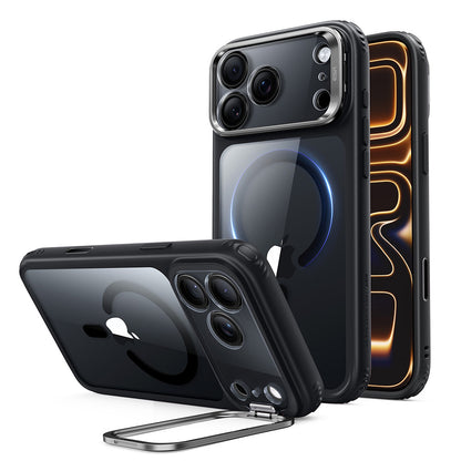 MagSafe ovitek za Apple iPhone 18 Pro Max / 17 Pro Max, ESR, Classic Hybrid Kickstand, Črno prozoren