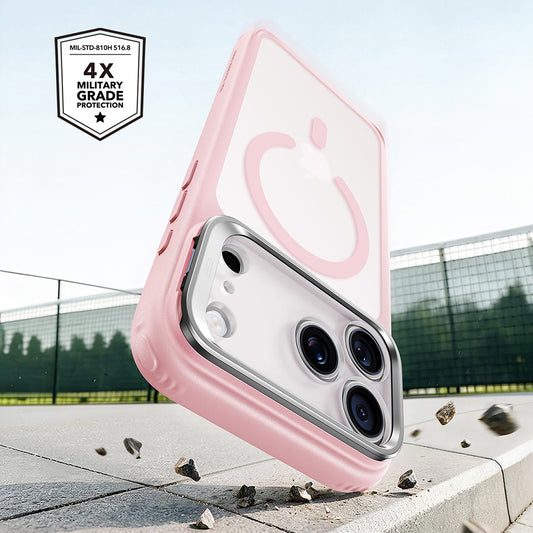 MagSafe ovitek za Apple iPhone 18 Pro Max / 17 Pro Max, ESR, Classic Hybrid Kickstand, Roza saten