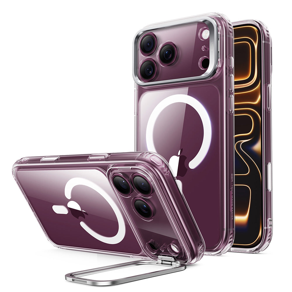 MagSafe ovitek za Apple iPhone 18 Pro Max / 17 Pro Max, ESR, Classic Hybrid Kickstand, Prozoren