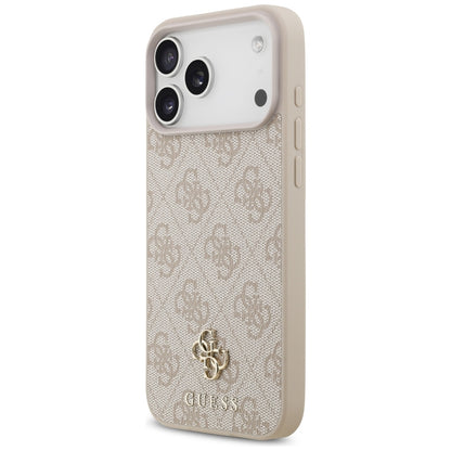 Ovitek MagSafe za Apple iPhone 18 Pro Max / 17 Pro Max, Guess, 4G Small and Classic, Roza