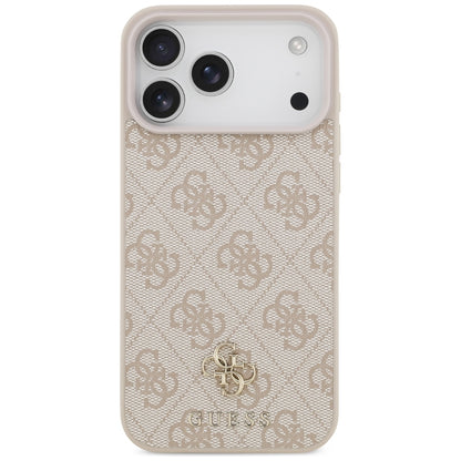 Ovitek MagSafe za Apple iPhone 18 Pro Max / 17 Pro Max, Guess, 4G Small and Classic, Roza