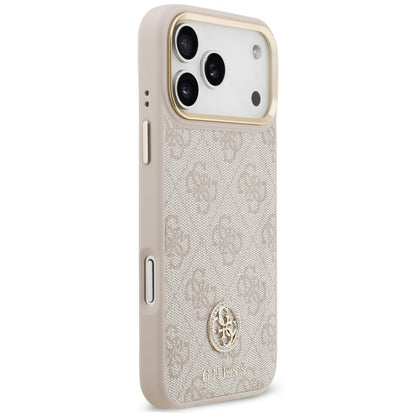 MagSafe ovitek za Apple iPhone 18 Pro Max / 17 Pro Max, Guess, 4G Strass Logo, roza
