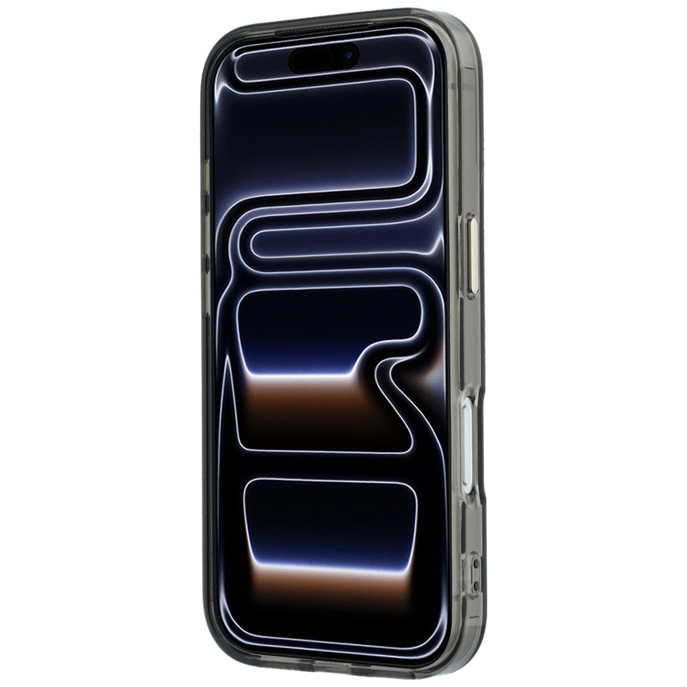 MagSafe ovitek za Apple iPhone 18 Pro Max / 17 Pro Max, Guess, Ring Stand Script Metal Logo, Črn