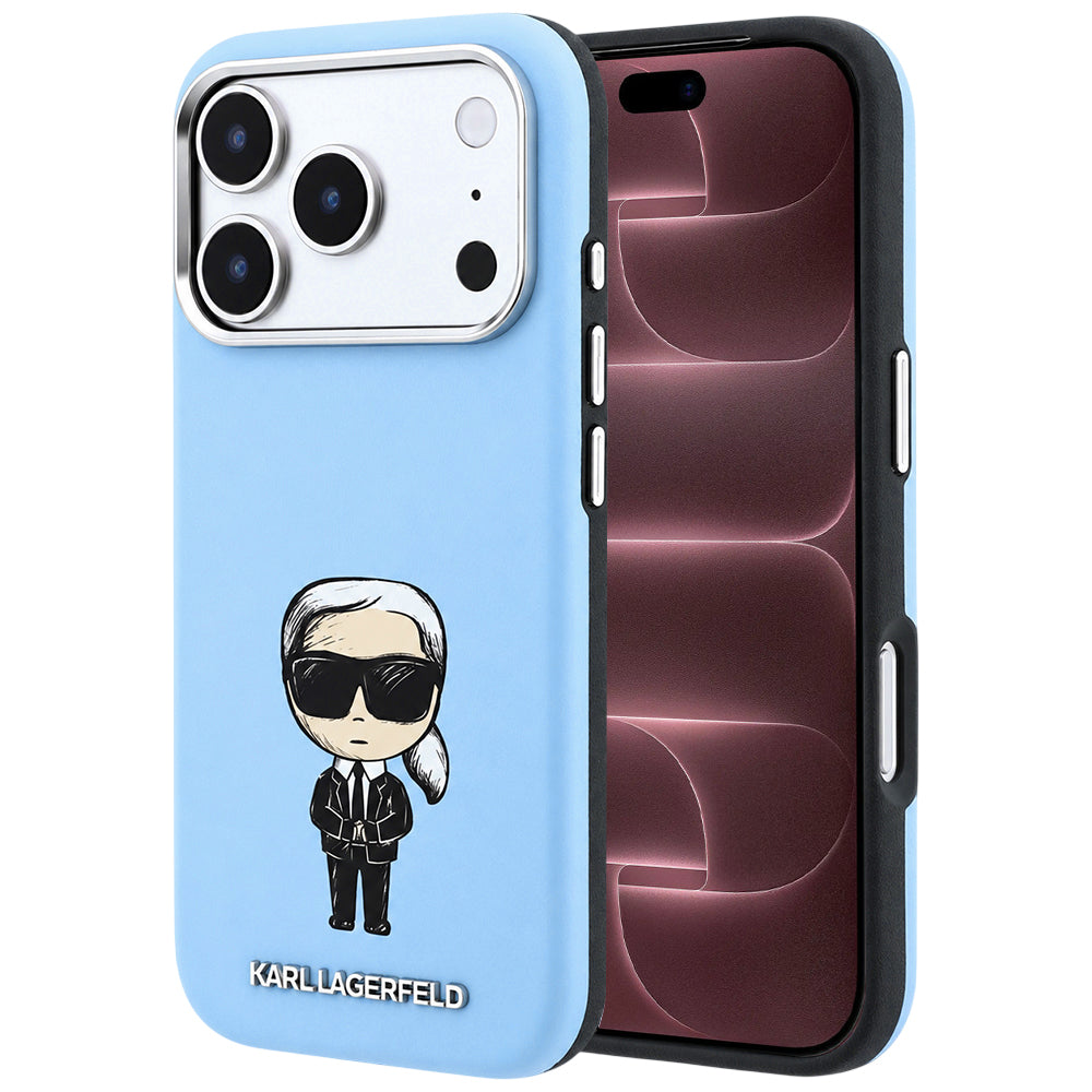 MagSafe ovitek za Apple iPhone 18 Pro Max / 17 Pro Max, Karl Lagerfeld, Ikonik Sketch, Bleu