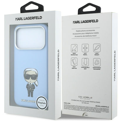 MagSafe ovitek za Apple iPhone 18 Pro Max / 17 Pro Max, Karl Lagerfeld, Ikonik Sketch, Bleu