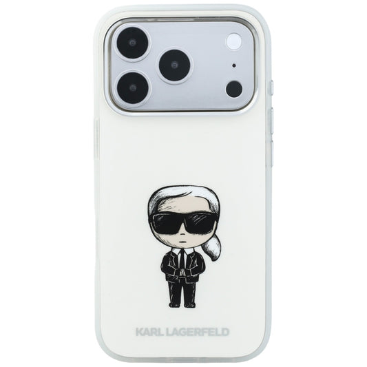 MagSafe ovitek za Apple iPhone 18 Pro Max / 17 Pro Max, Karl Lagerfeld, IML Ikonik Sketch Print, Bež