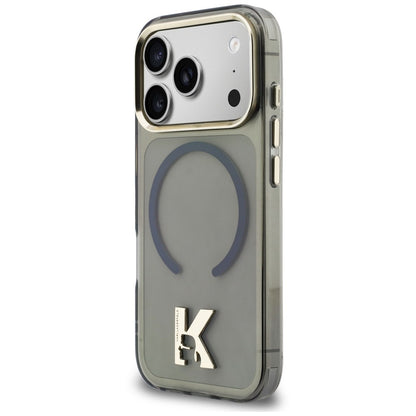 MagSafe ovitek za Apple iPhone 18 Pro Max / 17 Pro Max, Karl Lagerfeld, IML Karl Head Logo, črn
