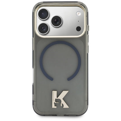 MagSafe ovitek za Apple iPhone 18 Pro Max / 17 Pro Max, Karl Lagerfeld, IML Karl Head Logo, črn
