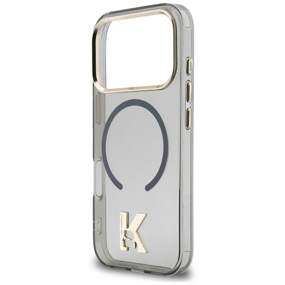 MagSafe ovitek za Apple iPhone 18 Pro Max / 17 Pro Max, Karl Lagerfeld, IML Karl Head Logo, črn
