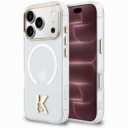 Prozoren ovitek MagSafe za Apple iPhone 18 Pro Max / 17 Pro Max, Karl Lagerfeld, IML Karl Head Logo