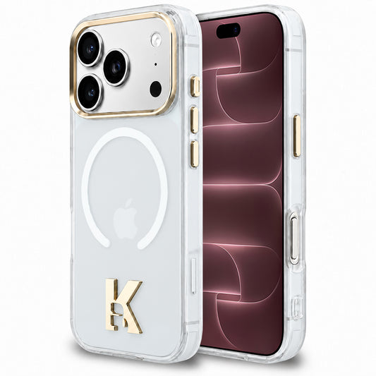 Prozoren ovitek MagSafe za Apple iPhone 18 Pro Max / 17 Pro Max, Karl Lagerfeld, IML Karl Head Logo