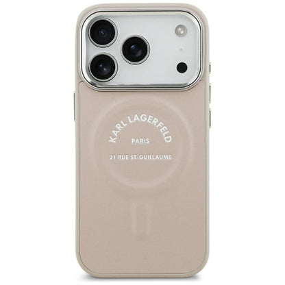 MagSafe ovitek za Apple iPhone 18 Pro Max / 17 Pro Max, Karl Lagerfeld, Ring Karl RSG Logo, roza