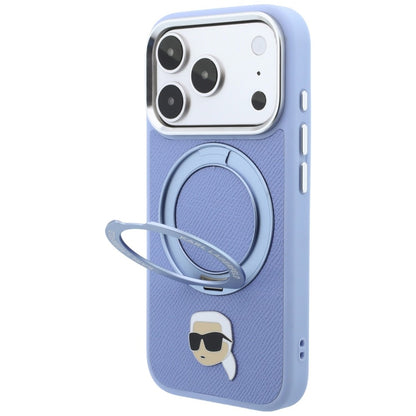 MagSafe ovitek za Apple iPhone 18 Pro Max / 17 Pro Max, Karl Lagerfeld, Ring Stand 360 Karl Pin, moderne barve