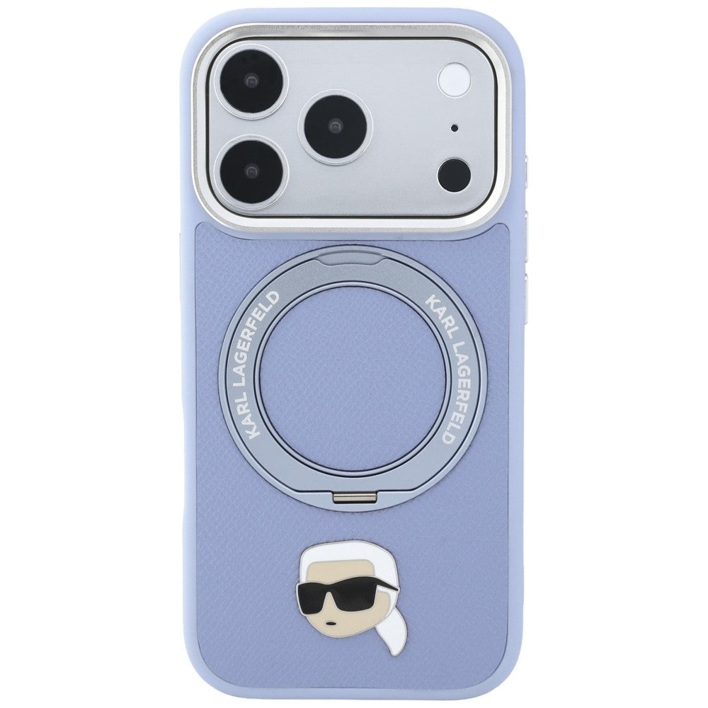MagSafe ovitek za Apple iPhone 18 Pro Max / 17 Pro Max, Karl Lagerfeld, Ring Stand 360 Karl Pin, moderne barve