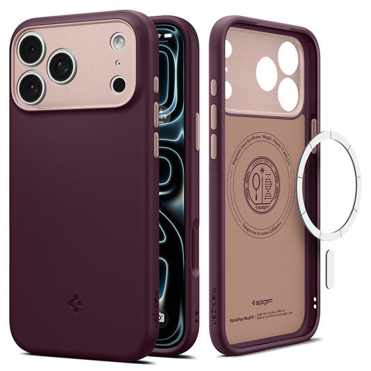 MagSafe ovitek za Apple iPhone 18 Pro Max / 17 Pro Max, Spigen, Caseology Nano Pop, Vijoličen ACS12141