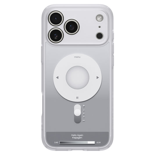 Ovitek MagSafe za Apple iPhone 18 Pro Max / 17 Pro Max, Spigen, Ultra Hybrid Classic, Srebrn ACS12130