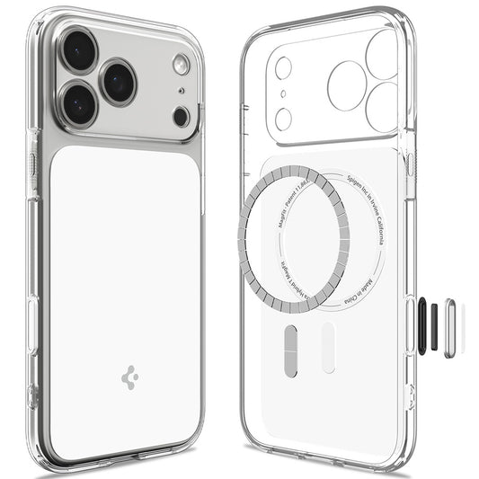 MagSafe ovitek za Apple iPhone 18 Pro Max / 17 Pro Max, Spigen, Ultra Hybrid T, bel ACS12132