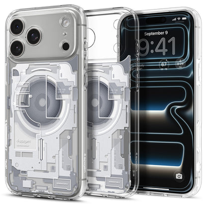 MagSafe ovitek za Apple iPhone 18 Pro Max / 17 Pro Max, Spigen, Ultra Hybrid Zero One, bel ACS12126