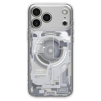 MagSafe ovitek za Apple iPhone 18 Pro Max / 17 Pro Max, Spigen, Ultra Hybrid Zero One, bel ACS12126