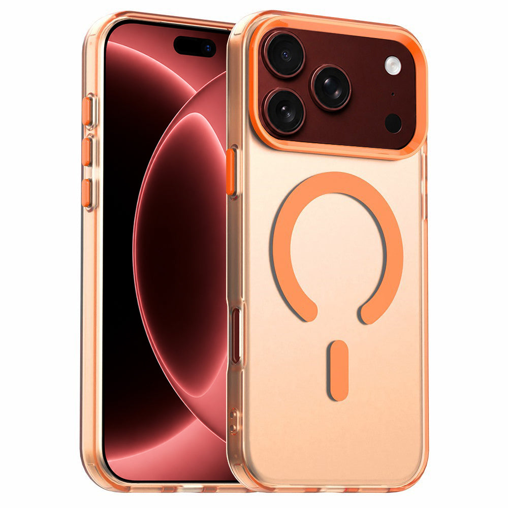 MagSafe ovitek za Apple iPhone 18 Pro Max / 17 Pro Max, Techsuit, CandyCase, Oranžen
