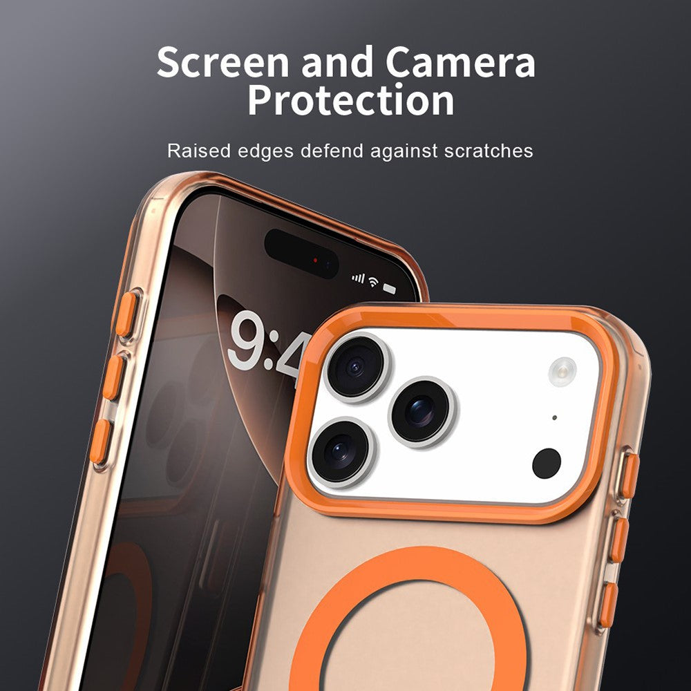 MagSafe ovitek za Apple iPhone 18 Pro Max / 17 Pro Max, Techsuit, CandyCase, Oranžen