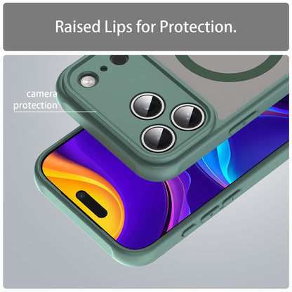 Ovitek MagSafe za Apple iPhone 18 Pro Max / 17 Pro Max, Techsuit, HaloFrost II, Zelen
