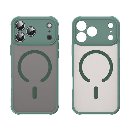 Ovitek MagSafe za Apple iPhone 18 Pro Max / 17 Pro Max, Techsuit, HaloFrost II, Zelen
