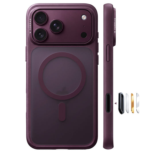 MagSafe Case for Apple iPhone 18 Pro Max / 17 Pro Max, Torras, Guardian, Purple