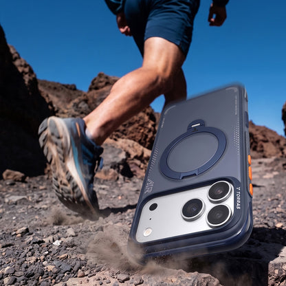 MagSafe Case for Apple iPhone 18 Pro Max / 17 Pro Max, Torras, Ostand Q3 Air, Blue