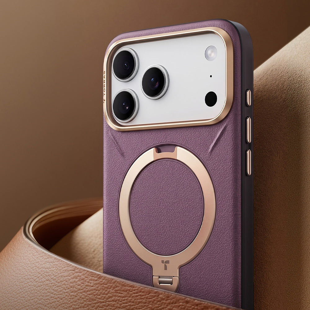 Ovitek MagSafe za Apple iPhone 18 Pro Max / 17 Pro Max, Torras, QPRO Leather, modra