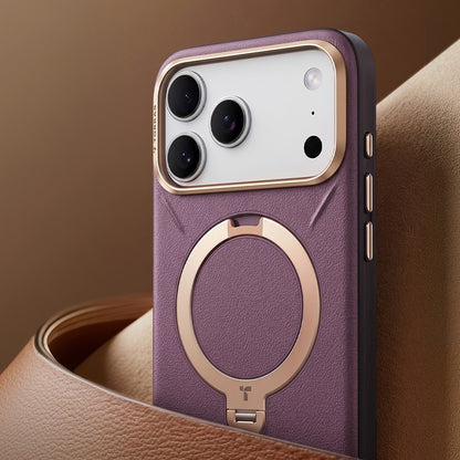 Ovitek MagSafe za Apple iPhone 18 Pro Max / 17 Pro Max, Torras, QPRO Leather, modra