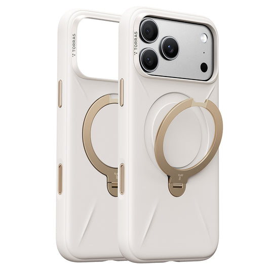MagSafe ovitek za Apple iPhone 18 Pro Max / 17 Pro Max, Torras, QPRO silikon, bel