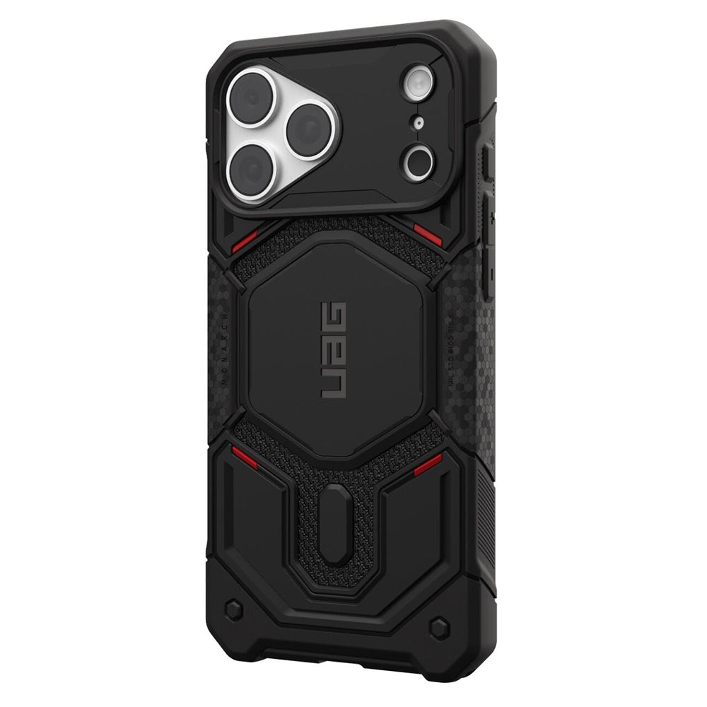 MagSafe Case for Apple iPhone 18 Pro Max / 17 Pro Max, Urban Armor Gear Kevlar, Monarch Pro, Black