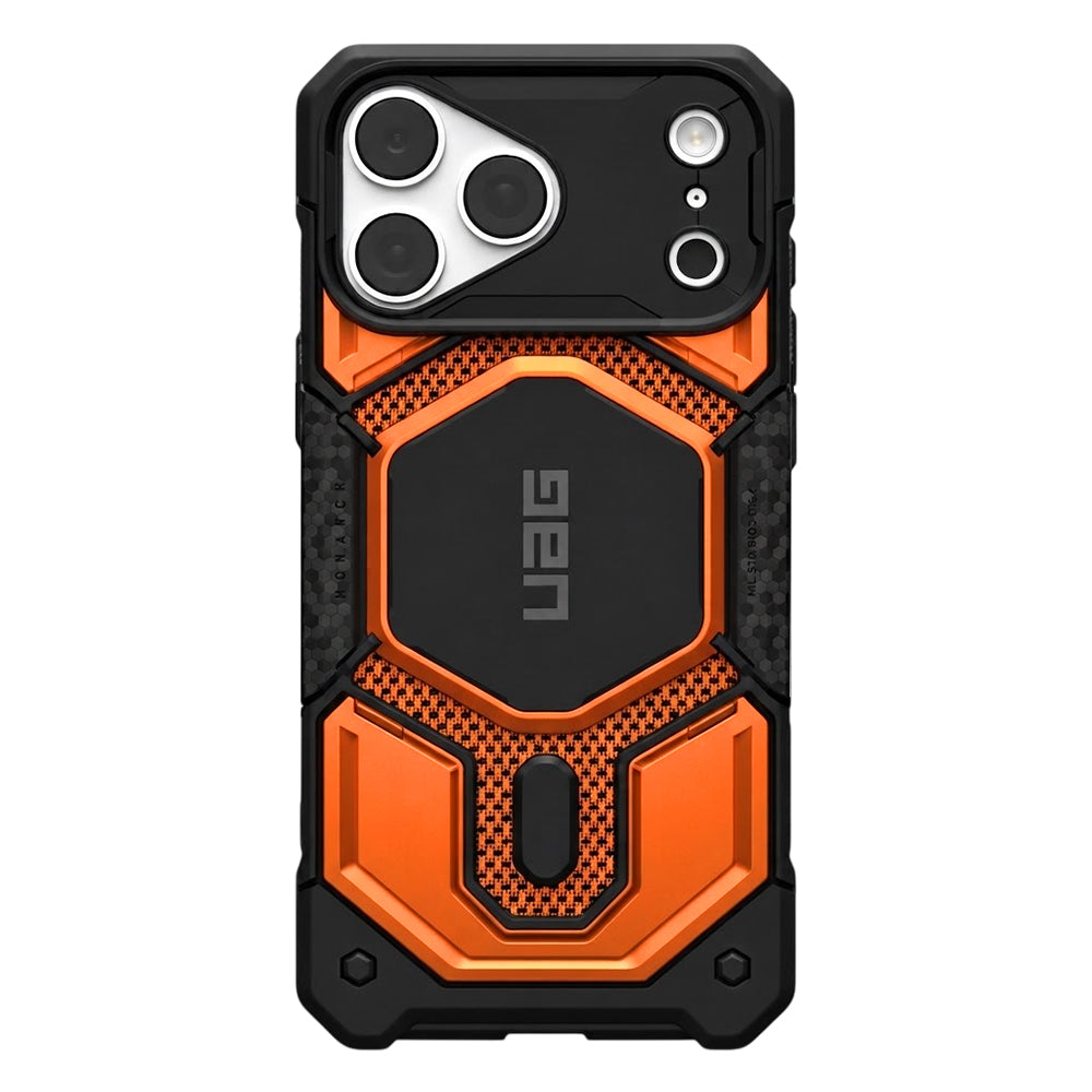 MagSafe ovitek za Apple iPhone 18 Pro Max / 17 Pro Max, Urban Armor Gear, Monarch Pro Kevlar, Oranžen
