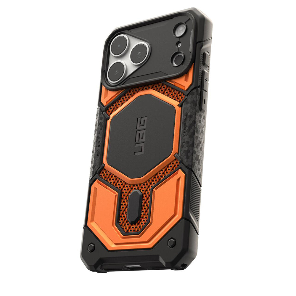 MagSafe ovitek za Apple iPhone 18 Pro Max / 17 Pro Max, Urban Armor Gear, Monarch Pro Kevlar, Oranžen