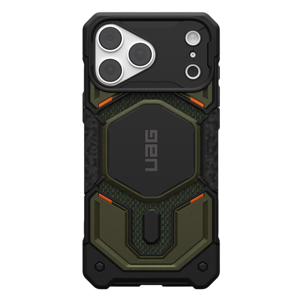Ovitek MagSafe za Apple iPhone 18 Pro Max / 17 Pro Max, Urban Armor Gear, Monarch Pro Kevlar, Zelen