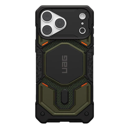 Ovitek MagSafe za Apple iPhone 18 Pro Max / 17 Pro Max, Urban Armor Gear, Monarch Pro Kevlar, Zelen