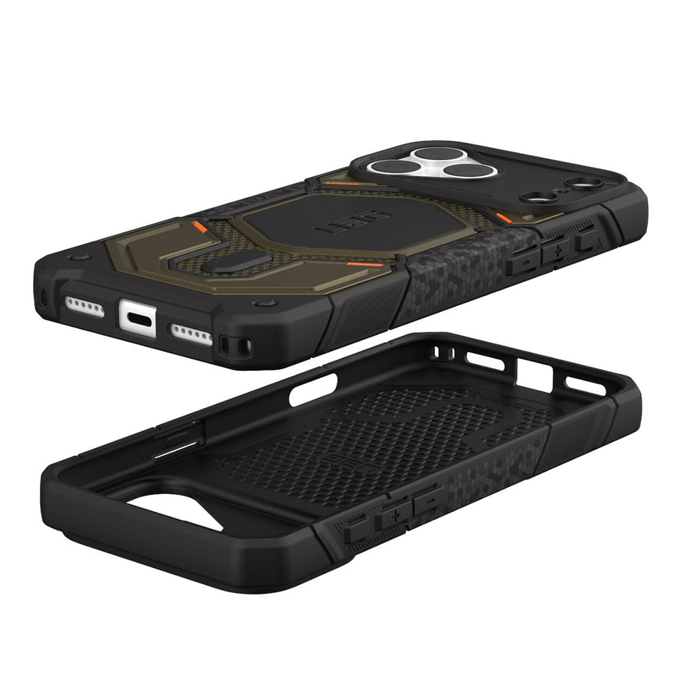 Ovitek MagSafe za Apple iPhone 18 Pro Max / 17 Pro Max, Urban Armor Gear, Monarch Pro Kevlar, Zelen