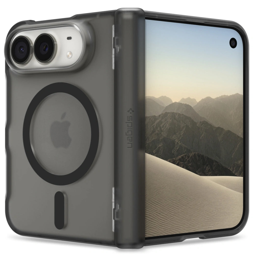 MagSafe Case for Apple iPhone Duo, Spigen, Ultra Hybrid Pro, Satin Black ACS11689