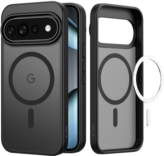 Ovitek MagSafe za Google Pixel 11 Pro XL / 10 Pro XL / 9 Pro XL, Tech-Protect, Magmat, Mat črn