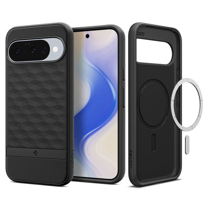MagSafe Case for Google Pixel 10 Pro / 10, Spigen, Caseology Parallax, Matte Black ACS09708