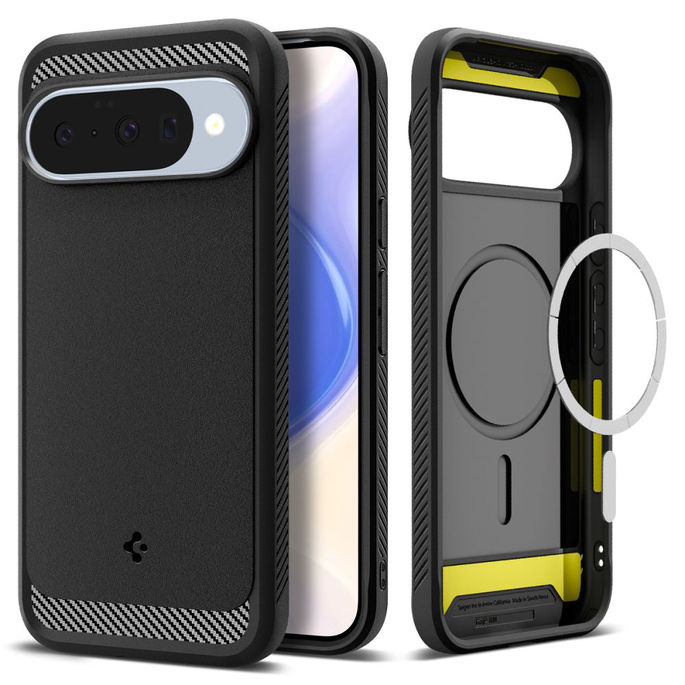 MagSafe ovitek za Google Pixel 10 Pro / 10, Spigen, Rugged Armor, mat črn ACS09698